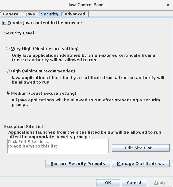 Java security